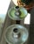 Vintage Mexican Wood & Aluminum Tall Candlestick Holders For Sale - Image 9 of 9