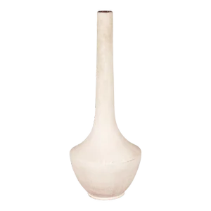 Northern Thai Chiang Mai White Contemporary Vase from the Prem Collection