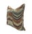 Pair of handcrafted pillows fashioned with a flamestitch pattern in multi fabric on the front and back. Meticulously...