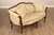 High Quality American Made French Louis XV Style Camelback Loveseat By Ethan Allen. This Elegant Seating Piece Features A...