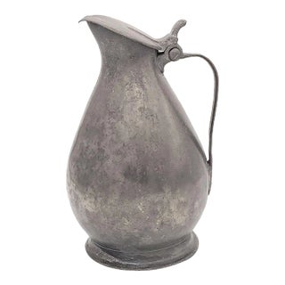 Large Pewter Ewer, France Circa 1800 For Sale