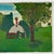 Late 19th Century Lovely Naive Folk Art Primitive Antique Painting of a White Cottage in a Rural Green Field Scene For Sale - Image 5 of 9