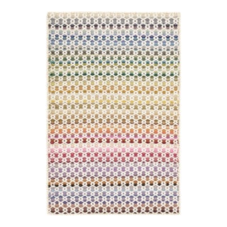 Dash & Albert by Annie Selke Poppy Multi Woven Wool Rug, 5' x 8' For Sale