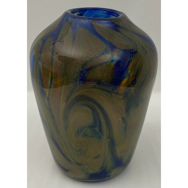 Murano Art Glass Flower Vase Attrib. To Fratelli Toso For Sale In Miami - Image 6 of 6