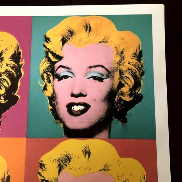 American 1990s After Andy Warhol "Marilyn Monroe" Lithograph For Sale - Image 3 of 6