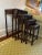 This elegantly handsome set of 4 Antique Chinese Nesting tables was probably made in the late 1800s. The tables are made...