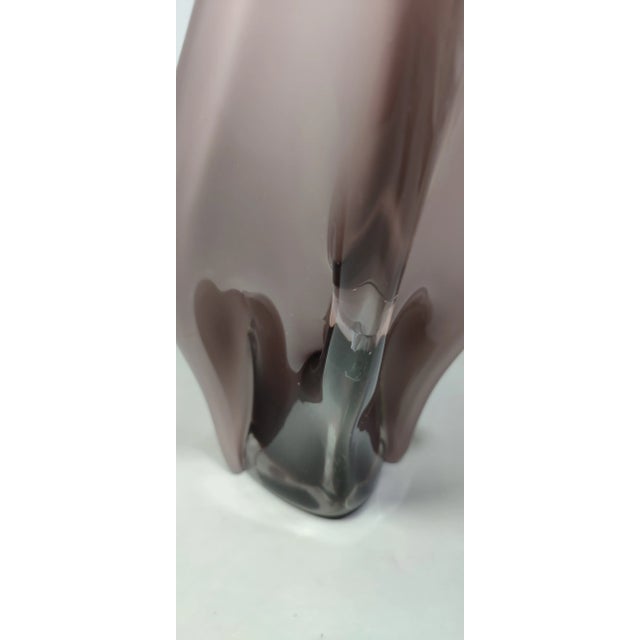 Glass Vintage Italian Crystal Centerpiece, 1980s For Sale - Image 7 of 9