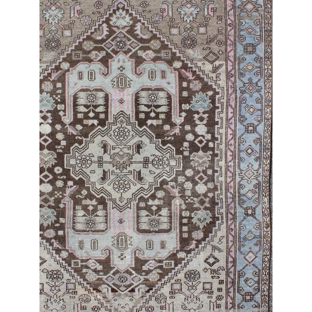 Early 20th Century Vintage Hamedan Rug - 4′6″ × 6′8″ For Sale - Image 4 of 8