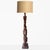 Brown Brutalist Dark Brown Ceramic Floor Lamp attributed to R. Houben, 1970 For Sale - Image 8 of 10