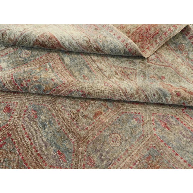 Galerie Shabab Collection Early 20th Century Handmade Turkish Herekeh Accent Rug For Sale - Image 11 of 11