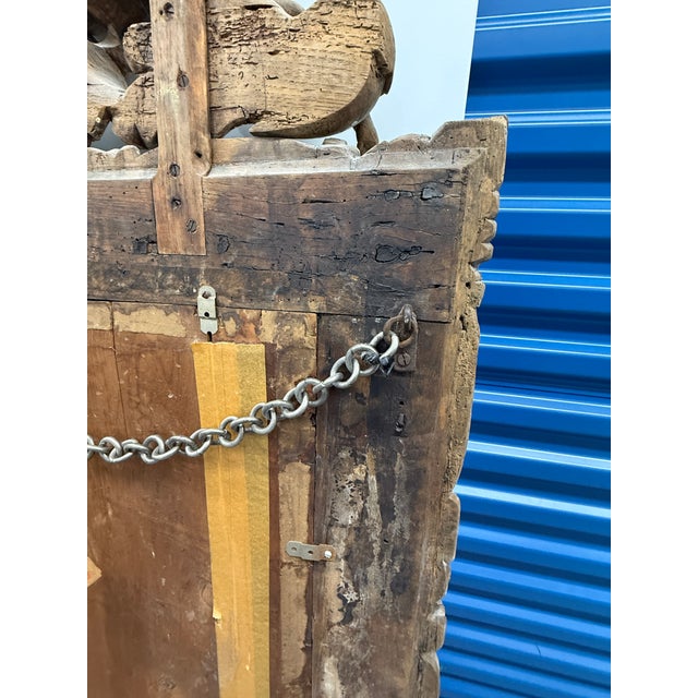 Neapolitan Baroque Carved Wood Mirror With Putti and Shell Crest C. 1680-1720 For Sale - Image 15 of 16