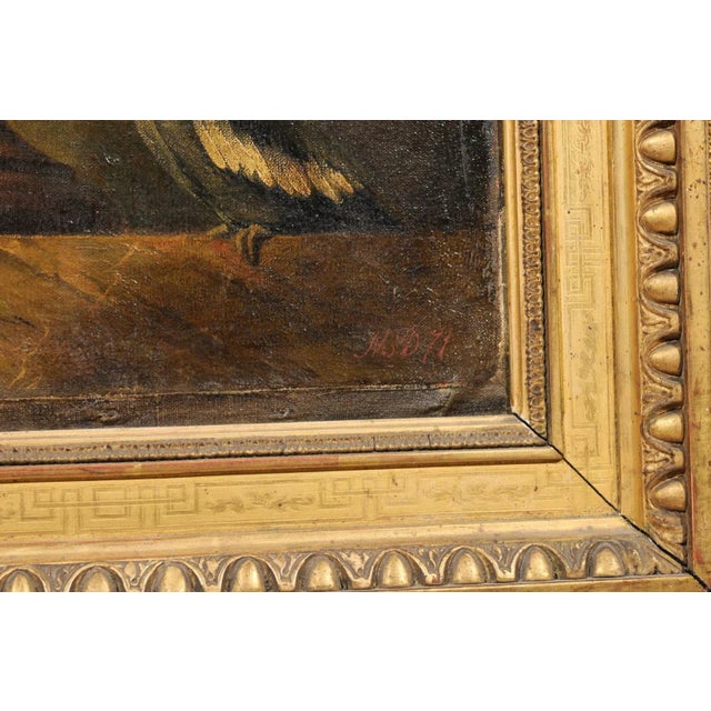 French 18th Century French Floral Still Life Oil Painting, Framed For Sale - Image 3 of 12