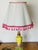 Shabby Chic 1970s Shabby Chic McKenzie and Childs Handpainted Lamp With Pleated Shade For Sale - Image 3 of 5