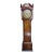 Antique English Oak Tall Case Grandfather Clock For Sale