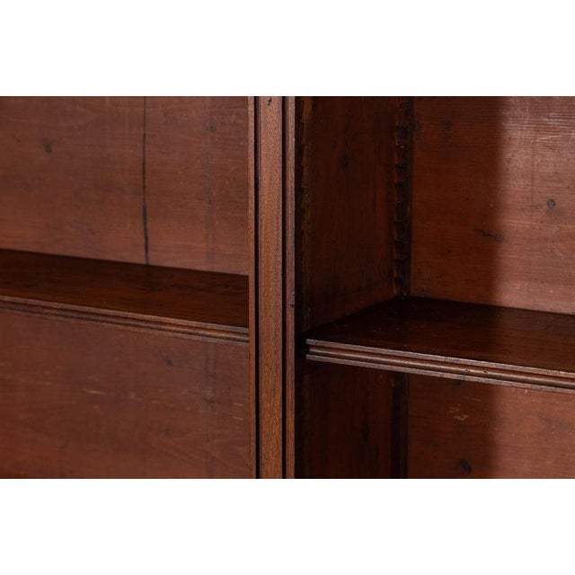 Large Antique English Mahogany Bookcase, 1870 For Sale - Image 16 of 18