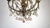 Gold Gold-Plated Metal & Murano Glass Drop Chandelier, 1930s For Sale - Image 8 of 14