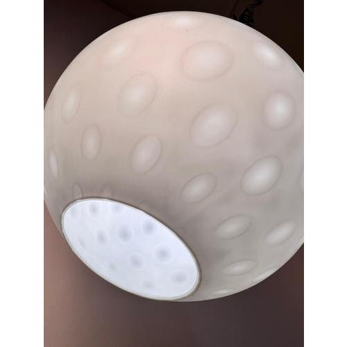Como Pendant Lamp in Milk Glass by Aloys Gangkofner for Peill & Putzler For Sale - Image 9 of 11