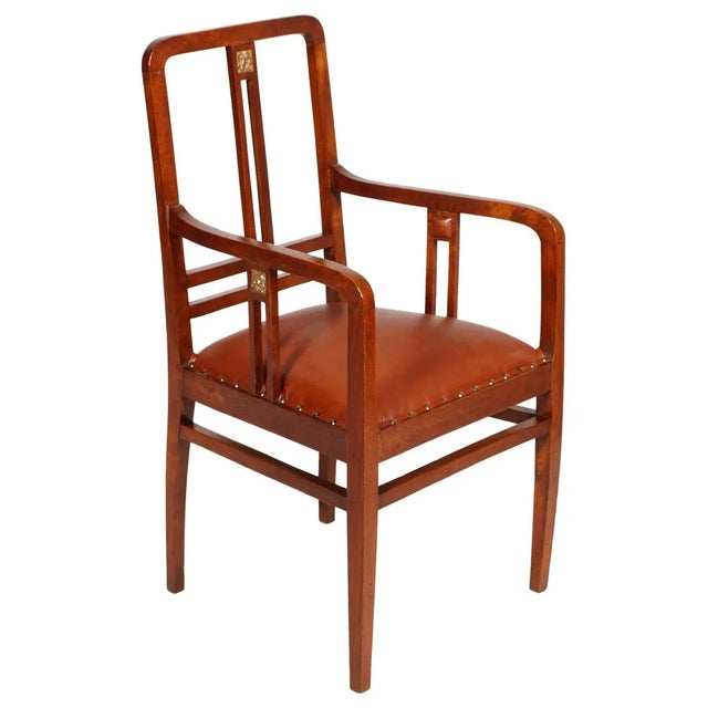 Armchair by Josef Hoffmann for Wiener Werkstätte, 1905 For Sale - Image 10 of 10