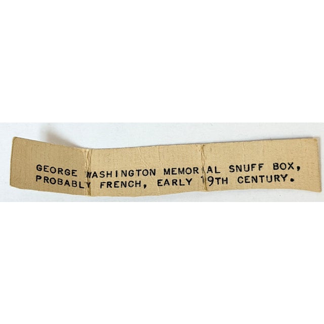 19th Century French George Washington Memorial Bone Snuff Box France for America For Sale In West Palm - Image 6 of 14