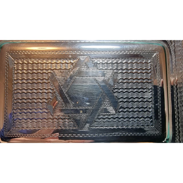 Antique Sugar Bowl with Star of David and Gold & Silver Plating from Arthur Krupp AG, Bernsdorf, 1920s For Sale - Image 12 of 18