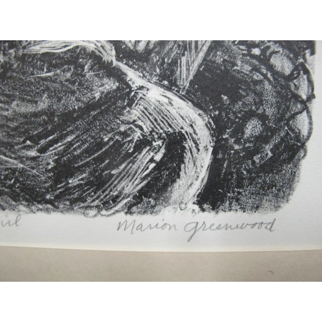 Mid 20th Century Marion Greenwood Signed Limited Edition Lithograph Sampan Girl For Sale - Image 5 of 7
