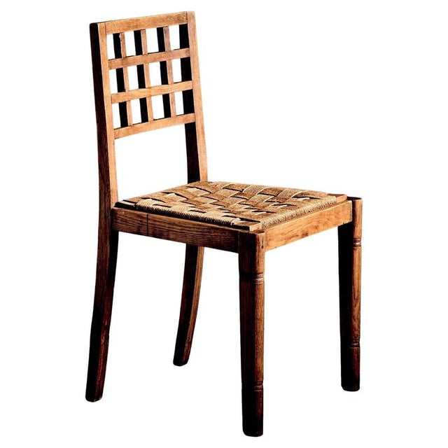 Side Chair in the style of René Gabriel, France, 1940s For Sale - Image 11 of 11