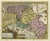 Antique Hand-Colored Map of Groningen in the Netherlands, 1730 For Sale - Image 3 of 5