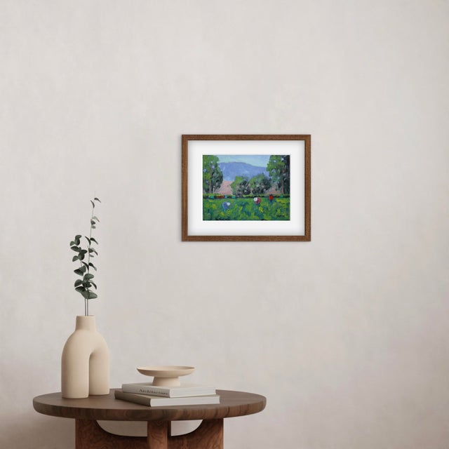 2020s Quiet Places & Journeys — Farm Migrant Workers (Original Oil Landscape) For Sale - Image 5 of 18