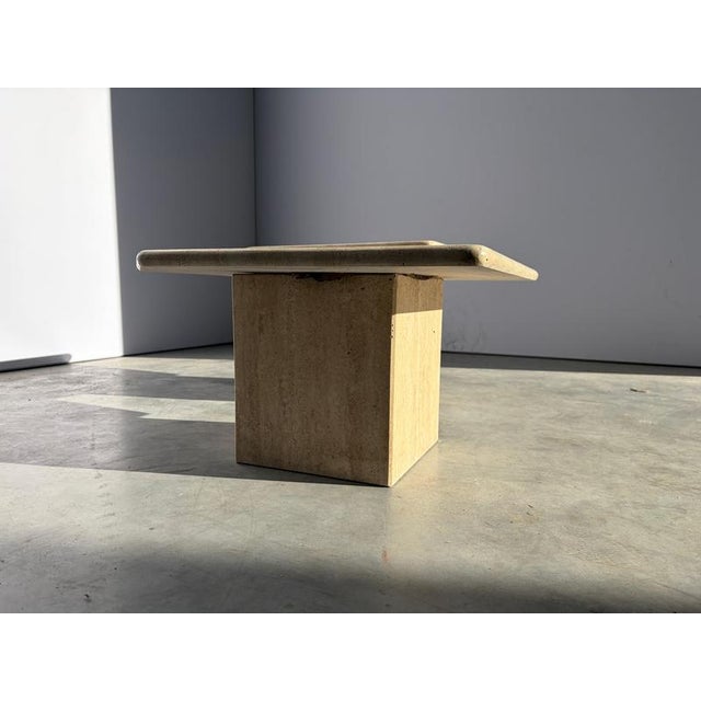 Vintage Travertine Nesting Tables, 1970s, Set of 2 For Sale - Image 4 of 10