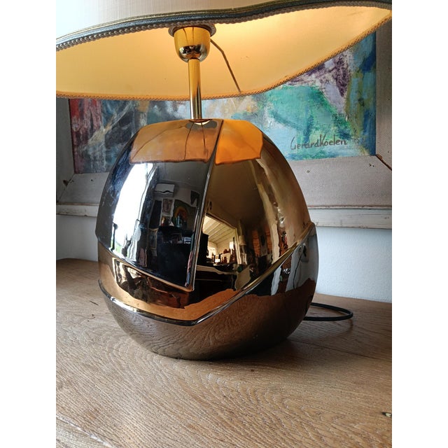 French Ceramic Table Lamp, 1980s For Sale - Image 9 of 17