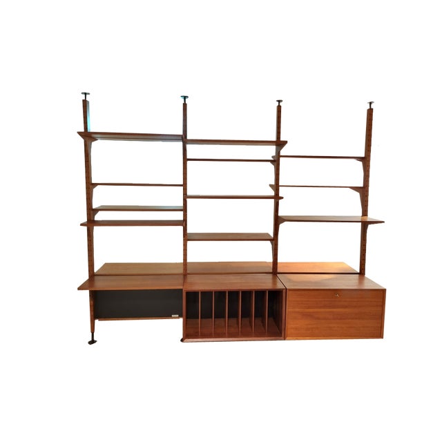 Royal Room-Divider Wall Unit in Teak by Poul Cadovius, Denmark, 1960 For Sale