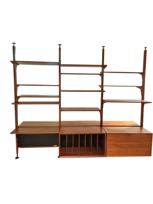 Royal Room-Divider Wall Unit in Teak by Poul Cadovius, Denmark, 1960