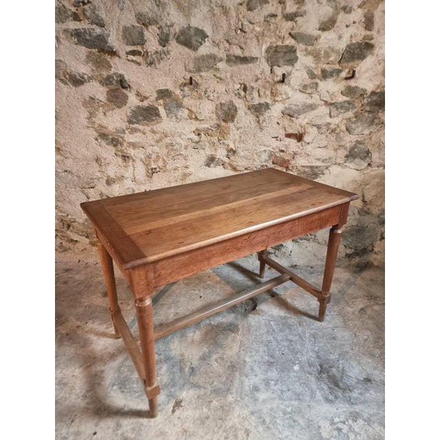 Antique French Oak Table or Desk, 1930s For Sale - Image 14 of 15