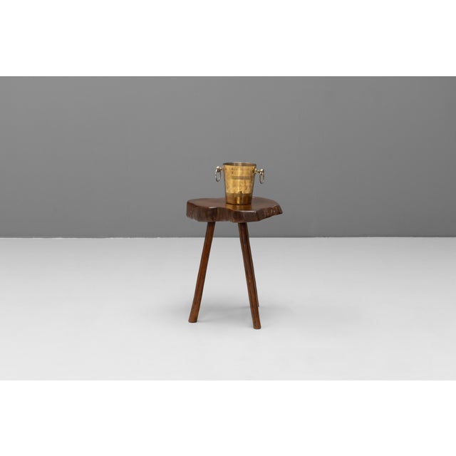 Rustic Root Top Tripod Table, 1900 For Sale - Image 3 of 8