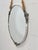 Round Silver-Plated Bronze Mirror, 1960s For Sale - Image 4 of 9