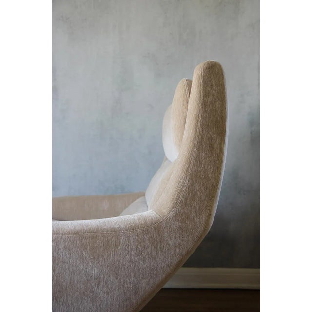 1970s 1970s Scandinavian Orveman Modern Lounge Chair With Footstool - Set For Sale - Image 5 of 12