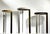 Metal Vintage Modern Hair-on-Hide Chrome Nesting Side Tables – Set of Three For Sale - Image 7 of 7