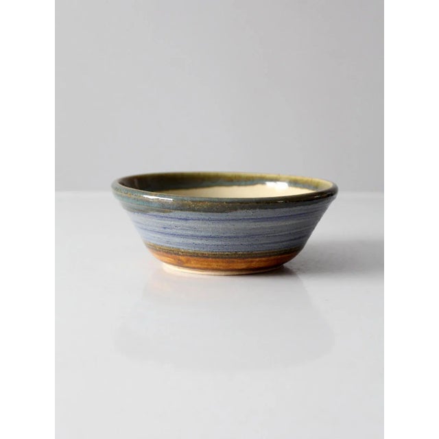 Vintage Studio Pottery Bowl For Sale - Image 4 of 10