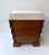 Mid-Century Modern Pair of stools in wood, with handle. New upholstery velvet. Italian design like Pier Luigi Colli,...