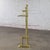 Metal Late 20th Century Hollywood Regency Style Solid Brass Freestanding Towel Stand Triple Tiered Bars For Sale - Image 7 of 18