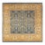 Mogul, One-of-a-Kind Hand-Knotted Area Rug in Blue, 6' 2" x 6' 5" For Sale