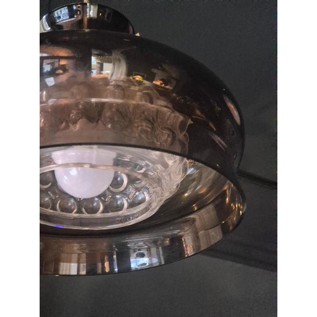 Scandinavian Modern Glass Pendant by Carl Fagerlund for Orrefors, 1970s For Sale - Image 6 of 10