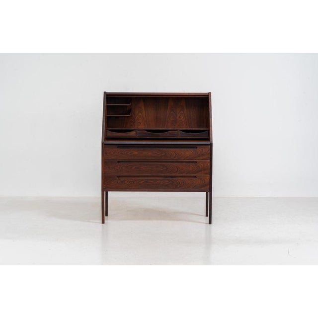 “No. 63” secretary by Kai Kristiansen for Torring Møbelfabrik (Denmark, 1960s). This very hard to find piece is one of our...