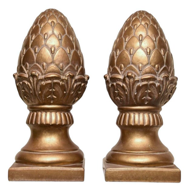 1980s Pair of Large Acorn Form Sculptures by Pieri Creations For Sale - Image 5 of 8