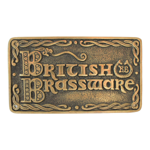Vintage "British Brassware" Plaque