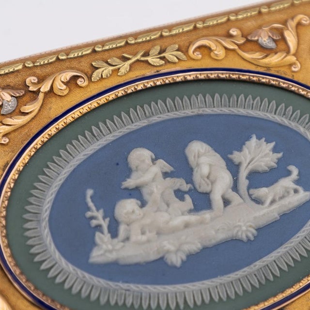 Antique German Tri-Colour 18 Karat Gold and Jasperware Snuff Box, Hanau, 1820s For Sale - Image 10 of 18