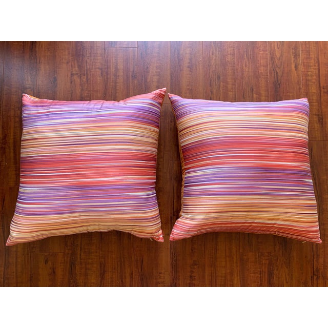 Missoni Home Large Decorative Pillows Pair Chairish