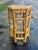 Hollywood Regency Vintage Coastal Bamboo and Cane Brighton Pavilion Style Side Table For Sale - Image 3 of 11