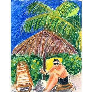 1970s Adrienne Anderson Beach Scene For Sale