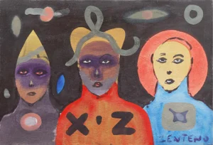 'Trinity' by Sergio Zenteno, 1994, Chicano Artist, Museum of Contemporary Art, Los Angeles, Mexico City